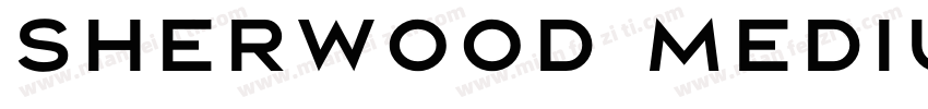 Sherwood Medium字体转换